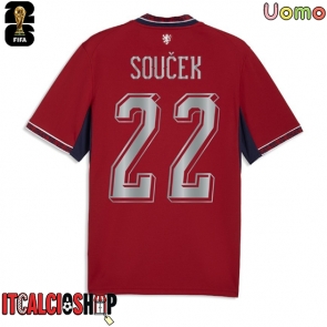 Repubblica Ceca Tomas Soucek #22 Prima Maglia Mondiali 2026 Manica Corta